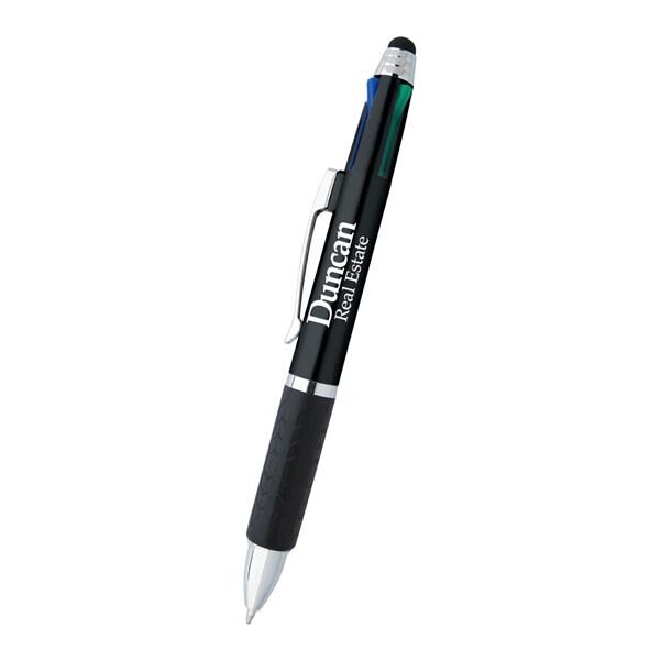 Main Product Image for Custom Printed 4-In-1 Pen With Stylus