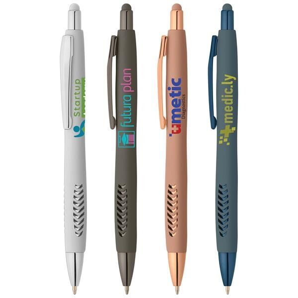 Main Product Image for Avalon Softy Monochrome Metallic Stylus Pen - ColorJet