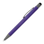 Bowie Softy w/Stylus - ColorJet - Full-Color Metal Pen - Purple