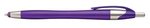 Custom Imprinted Pen Javalina Spring Stylus - Purple