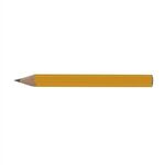 Golf Pencil - Hex - Dark Yellow