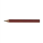 Golf Pencil - Hex - Maroon Red
