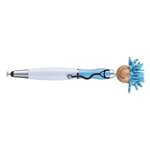 MopToppers(R) Screen Cleaner with Stethoscope Stylus Pen - Blue-light