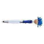 MopToppers(R) Screen Cleaner with Stethoscope Stylus Pen - Blue-reflex