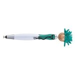 MopToppers(R) Screen Cleaner with Stethoscope Stylus Pen - Teal