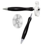 Spinner Pen - Black with White
