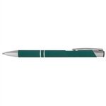 Tres-Chic Softy - ColorJet - Full-Color Metal Pen - Dark Green-silver